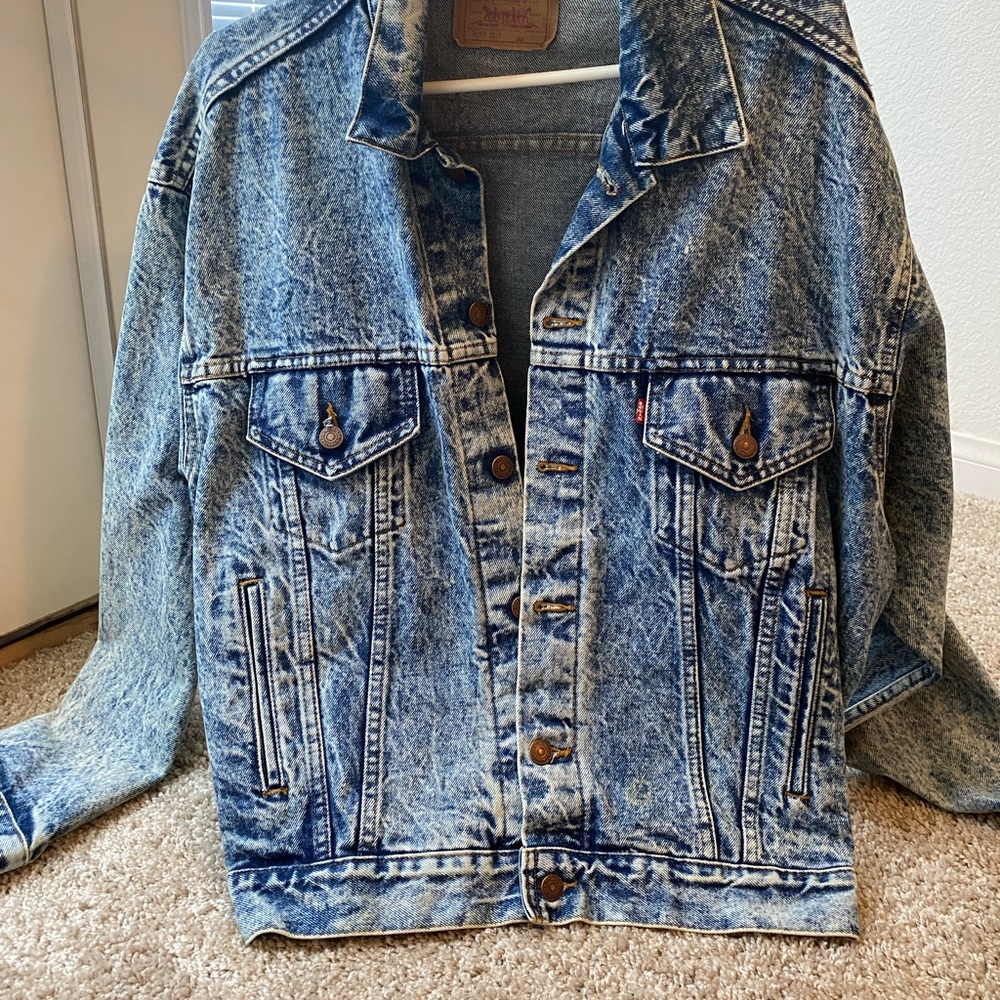 Levi's Acid Wash Denim Jacket